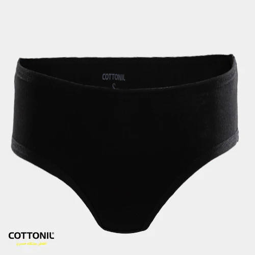 Pack of 3 Soft Cottonila plain Midi Panties - Multicolor-ميدي قطن حريمي سادة - Image 4